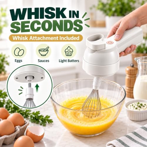 Handheld Wireless Electric Vegetable Chopper,Multi-Function Food Processor - Image 5