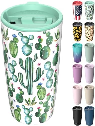 TILUCK 20 oz Insulated Coffee Tumbler with BPA-Free Lid by TILUCKBringsGoodLuck