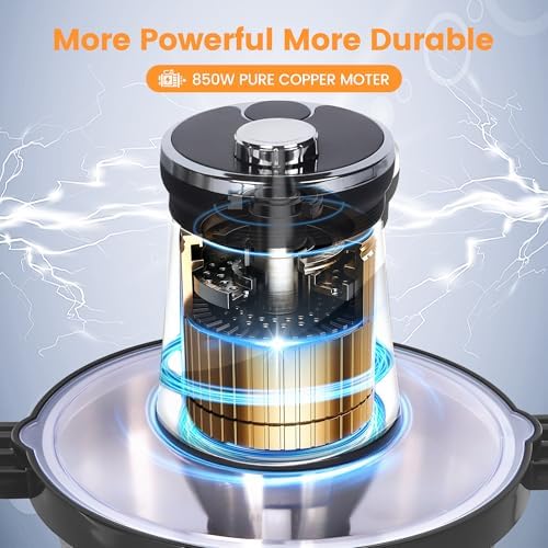 16 Cup Steel Bowl 850W Electric Food Processor