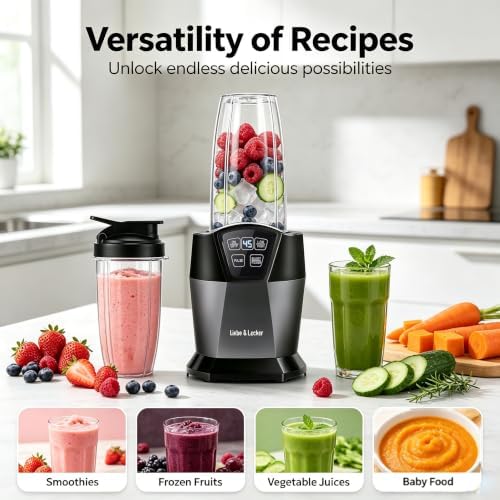 Liebe&Lecker Personal Blender, 1200 Peak Watts Smoothie Blender for Kitchen - Image 5
