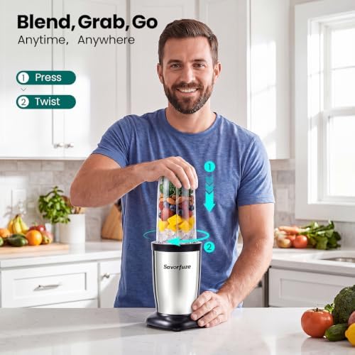 Smoothie Blender Grinder Combo, Countertop Blender Smoothies and Shakes - Image 5