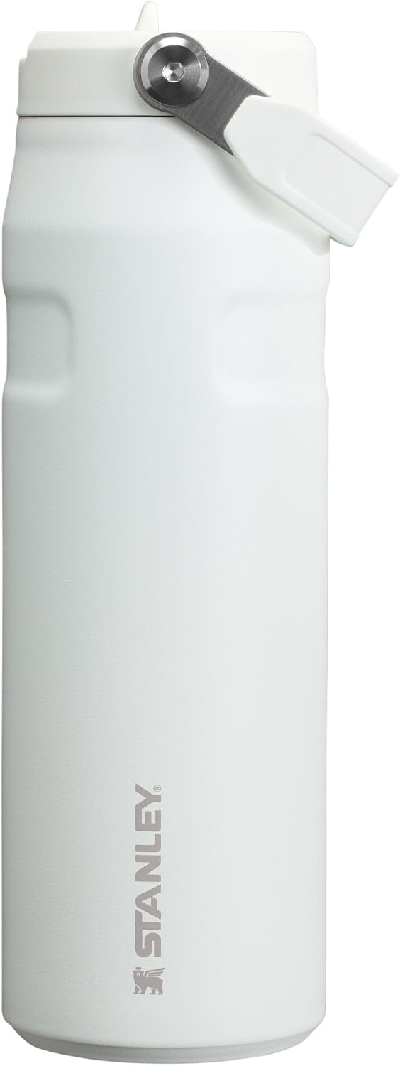 STANLEY IceFlow Flip Straw 2.0 Bottle, 24 oz, Frost