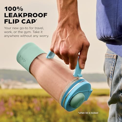 Ninja BlendBOSS 26oz Travel Tumbler & Straw, Blue, XSKDB326LSBL - Image 3