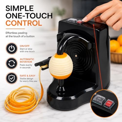 Electric Orange & Citrus Peeler, Automatic Countertop Machine