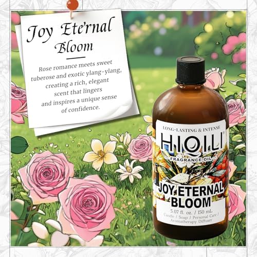 HIQILI Joy Eternal Bloom Fragrance Oil for Diffuser, Candle & Soap - Image 2