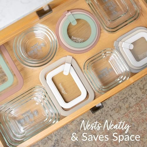 Signature Glass Food Storage Containers with Lids, 12 Piece Set