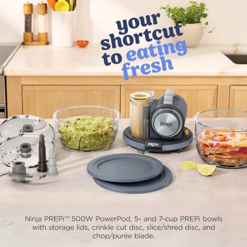 Ninja PREPi 5-in-1 Prep & Store System, Crinkle, Slice, Shred, PN301