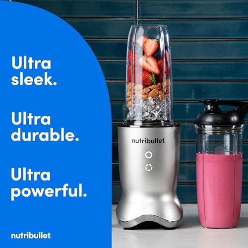 nutribullet® Ultra Deluxe Personal Blender, 1200W, Silver, NB80500 - Image 2