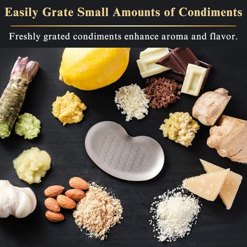 Japanese Grater Plate for Ginger & Wasabi, 3.4", Made in Japan