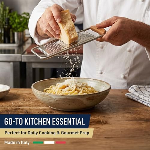 Kings County Tools Cheese Grater Handheld, Italian Made Kitchen Gadgets - Image 4