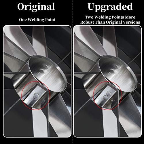 Newness Apple Slicer, [Upgraded] 12-Slice Apple Slicer and Corer, Heavy Duty Stainless Steel Apple Cutter, Divider, Wedger with Ultra-Sharp Blade & Ergonomic Grip Handle for Pears and More