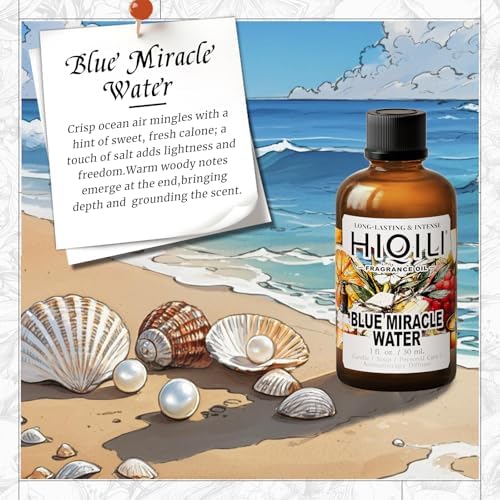 HIQILI Blue Miracle Water Fragrance Oil for Diffuser, Candle & Soap - Image 2