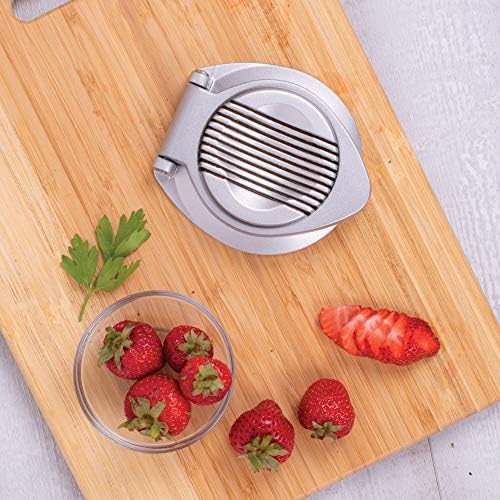 HIC Kitchen Classic Non-Stick Egg Slicer, 18/8 Stainless Steel Wires - Image 4