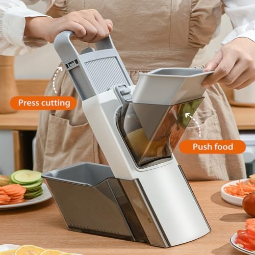 cjc Safe Mandoline Slicer,Adjustable Vegetable Food Chopper,Bigger Size - Image 4