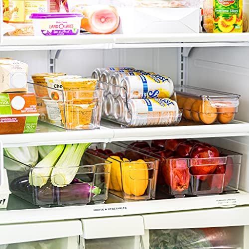 Fridge Organizers and Storage Bins for Pantry & Fridge (6 Piece Set)