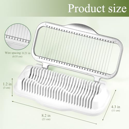 Larger Egg Slicer for Hard Boiled Eggs Banana Slicer, Aluminium & Stainless Steel Wires Strawberry slicer Multipurpose Heavy Duty Dishwasher Safe Banana Cutter slicer - Image 5