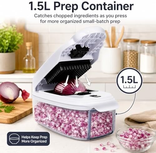 2-in-1 Vegetable Chopper, Box Chopper for Vegetables - Image 4