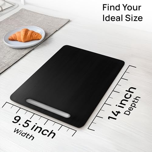 Appliance Slider, Sliding Tray for Coffee Maker, 9.5x14 in, Black