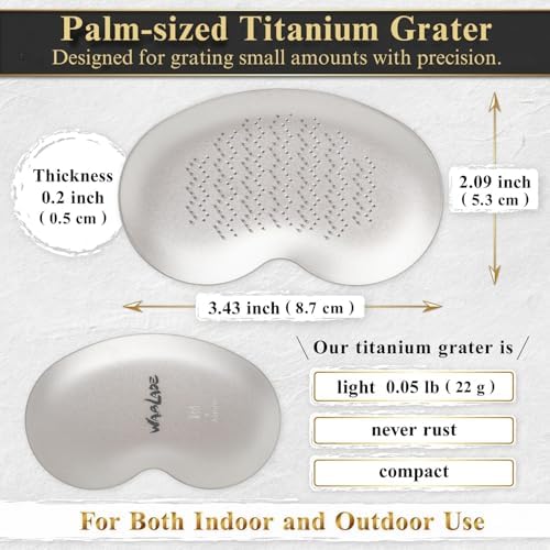 Japanese Grater Plate for Ginger & Wasabi, 3.4", Made in Japan