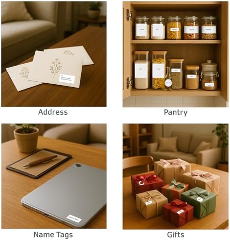 Printable Address Labels 1" x 2-5/8", 3000 Mailing Stickers, White