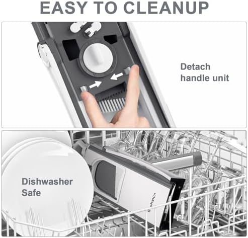 SupMaKin Safe Mandoline Slicer Pro for Kitchen Adjustable Vegetable Slicer - Image 4