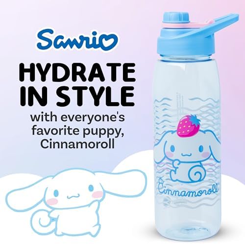Sanrio Hello Kitty & Friends Cinnamoroll, Water Bottle, 28oz