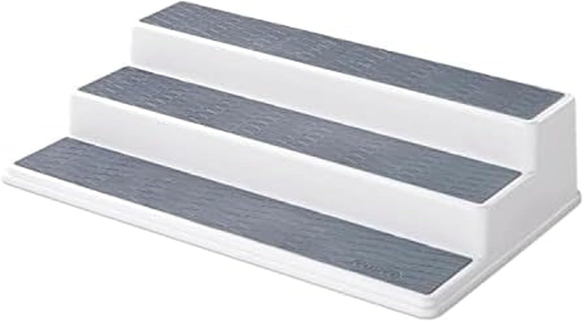 3 Tier 15 Inch Cabinet Organizer Oxford Gray