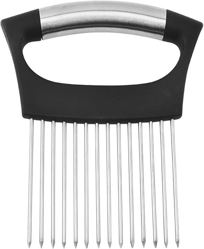 Extra-Large Onion Holder for Slicing, Large Tomato Cutter Slicer with 14 Long Needles, Onion Cutter Vegetable Chopper, Potato Slicing, Kitchen Dicer Tools