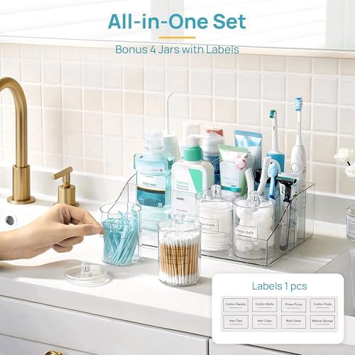 5 PCS Bathroom Countertop Organizer Sets