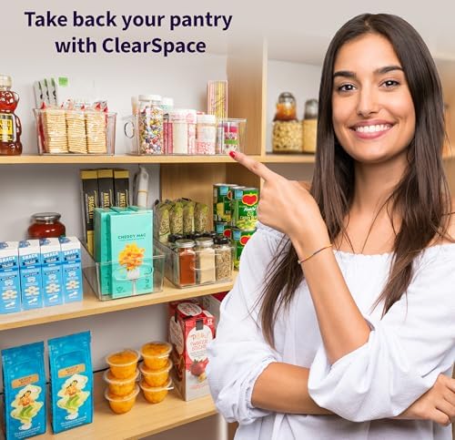Pantry Organizers and Storage and Cabinet Organizer, 2 Pack
