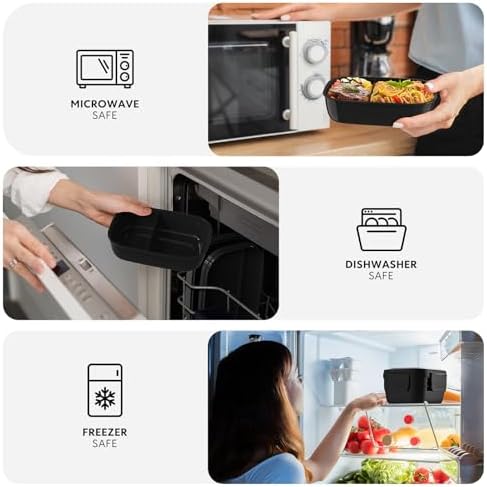 Bento Box Adult, Lunch Box Containers for Men Women