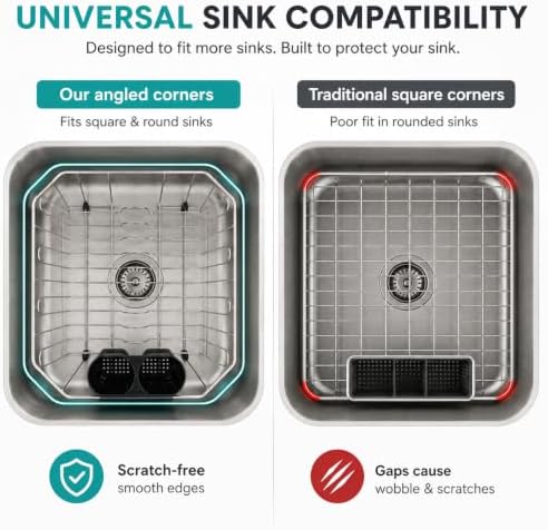 Small in Sink Dish Drying Rack, Stainless Steel Drainer, 13.4" x 11.6"