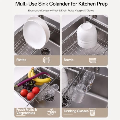 Dish Drying Rack, 2 Pack Dish Drainer with Cup Holder