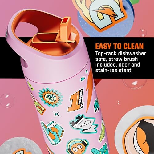 Kids' Rookie Metal Water Bottle, 12oz, Stainless Steel Bottle, Double-Wall Insulation, Vacuum Insulated, Thermo Mug
