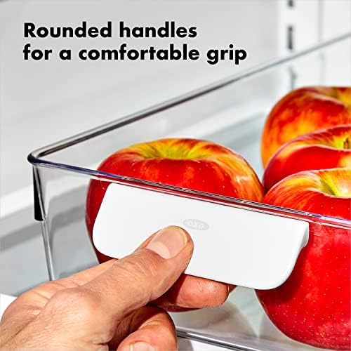 OXO Good Grips 4-Piece Fridge Storage Bin Starter Set