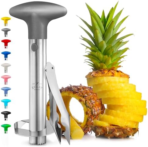 Stainless Steel Pineapple Corer, Slicer & Eye Peeler