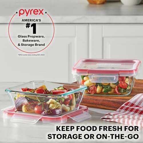 Freshlock (10-Pack) Mixed Sizes Airtight Glass Food Storage Set