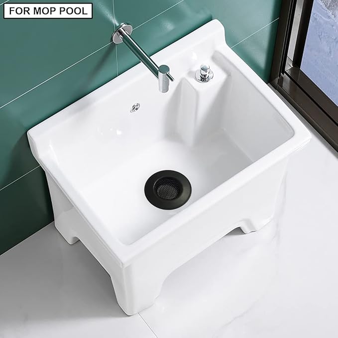 Seatery 1.75" Bathtub Drain Strainers, Shower Drain Hair Catchers, Stainless Steel Drain Filter Cover for Bathroom Laundry Floor Drain, Fit for 1.75"-3.0" Drain Hole Black