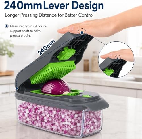 2-in-1 Vegetable Chopper, Box Chopper for Vegetables - Image 4