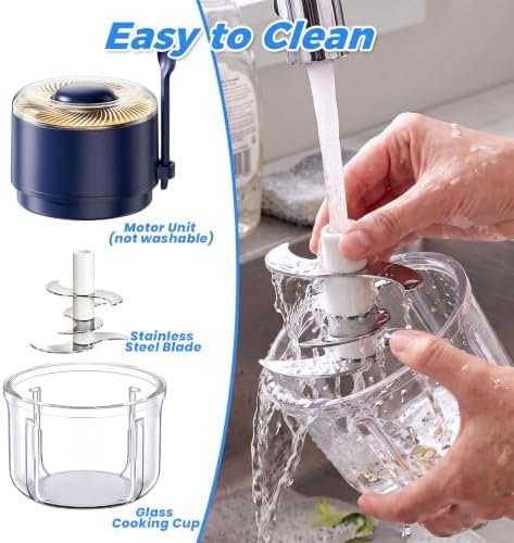 2026 New Mini Electric Garlic Chopper - 350ML Mini Portable Veggie Chopper - Image 4