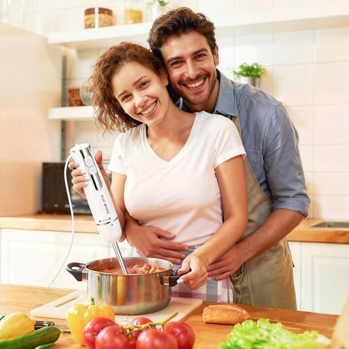 Upgraded 700W Immersion Hand Blender, White - Image 6