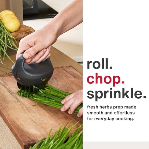 Fast Cut Herb Stripper and Chopper Tool | Multi-Hole Herb Stripper | Stainless Steel Blade | Ergonomic Handle | Fresh Herb Prep Kitchen Gadget
