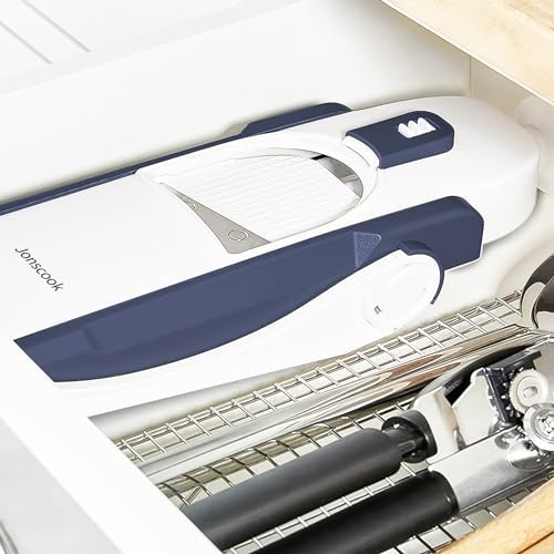 Safe Mandoline Slicer for Kitchen, 5 in 1 Multi Food Chopper, Potato Slicer - Image 4