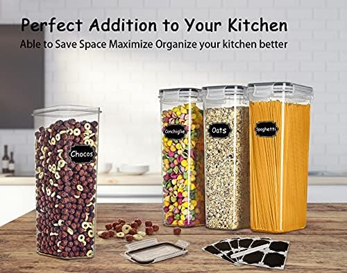 2.8L Pasta Containers for Pantry Organization and Storage, 9PCS