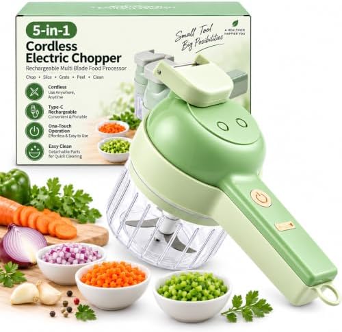 2027 Upgraded Multi Blade Chopper Electric Hand Held，B：1PC by Unknown