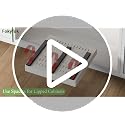Pull out Cabinet Organizer,11"-16"W,17"-24"D,Expandable,Adhesive
