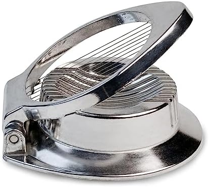 47040 Cast Aluminum 4-1/2" Egg Slicer, Silver