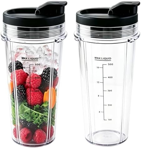 BN301 BN300 20 OZ Replacement Cups for Ninja Nutri-Plus Personal Blender by Unknown