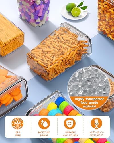 Airtight Food Storage Containers with Lids, 24 PCS, BPA-free