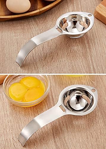 Egg Separator Egg Yolk White Separator Stainless Steel Egg White Yolk Sifting Filter Egg Divider Kitchen Tool for Baking/Cooking - Image 4